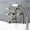 Kingston Brass KS228PN Deck Mount Clawfoot Tub Faucet with Hand Shower, Polished Nickel KS228PN - alternate 3